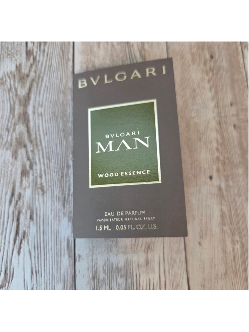 Men's BVLGARI Wood Essence Eau de Parfum sample